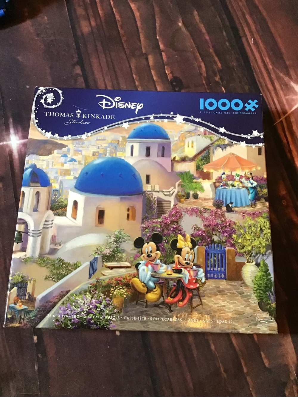 Disney Mickey & Minnie Mouse in Greece Thomas kinkade jigsaw puzzle 1000 piece